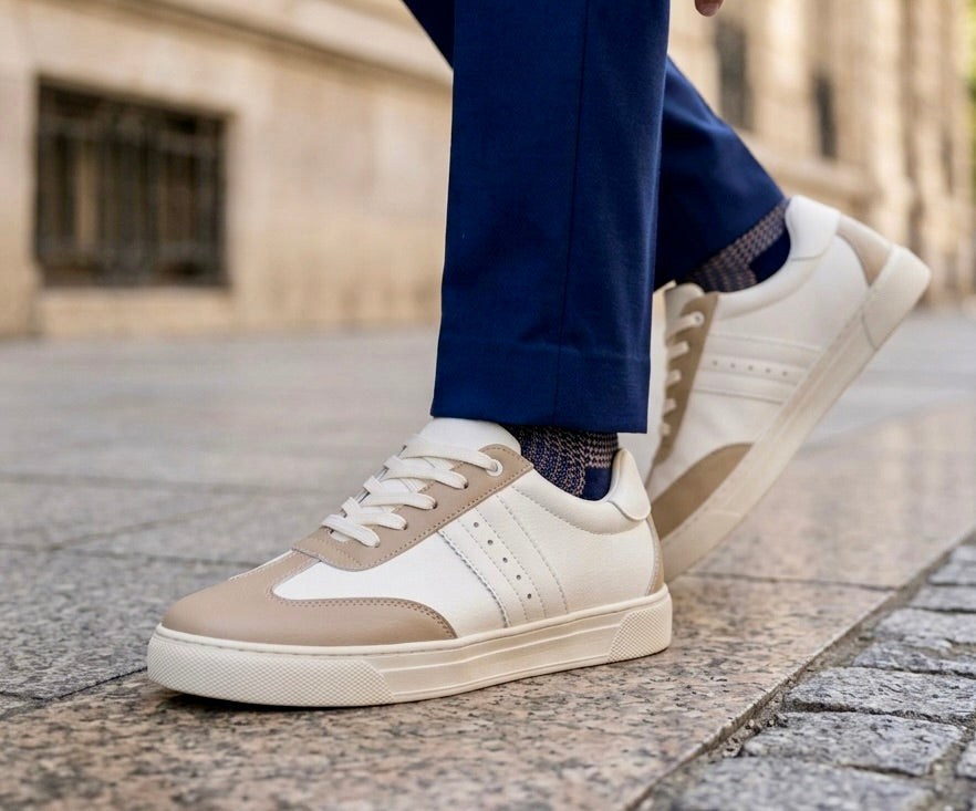 basket simba blanc beige
