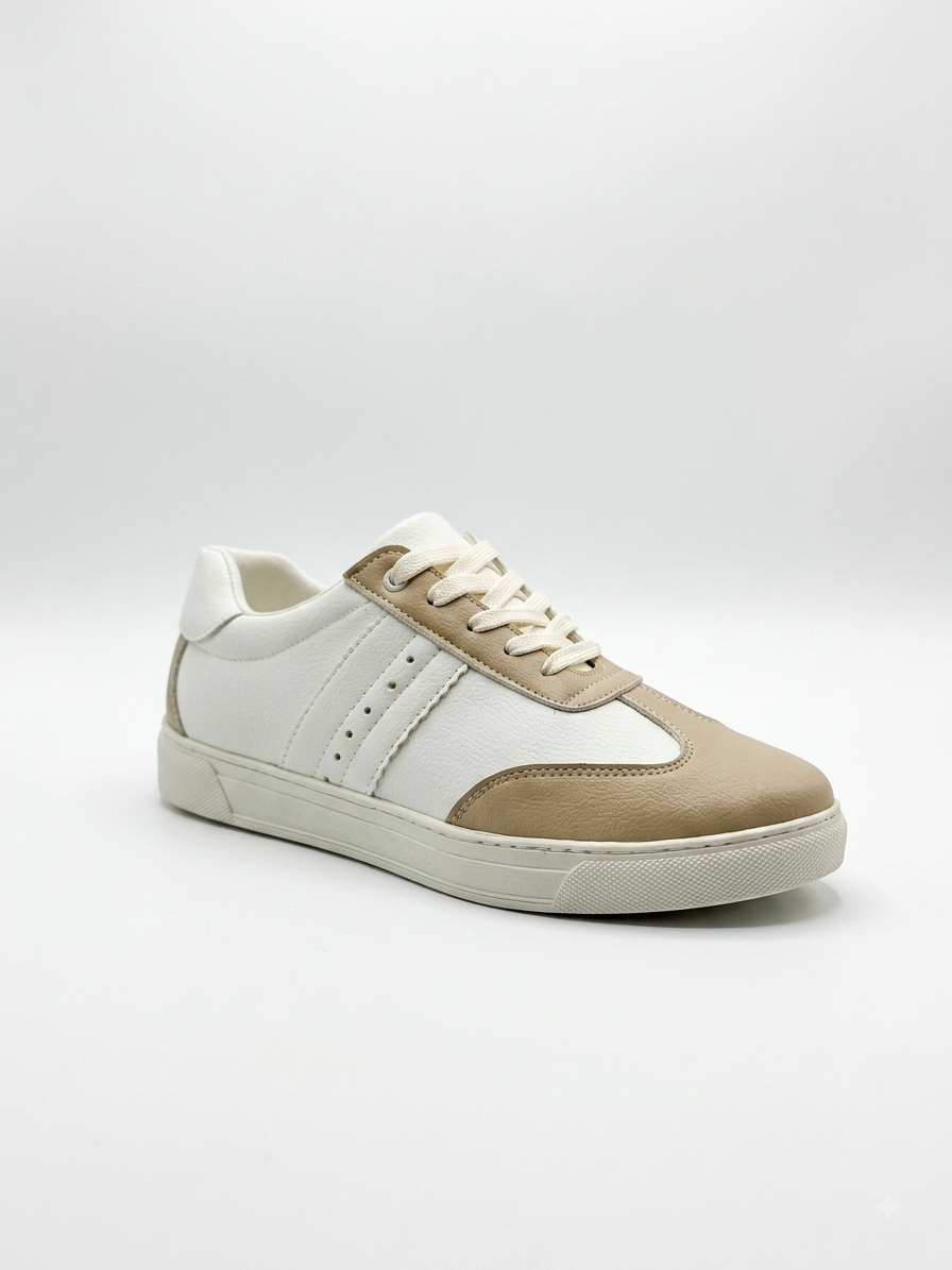 basket simba blanc beige