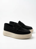 Mocassin S1 daim noir