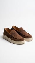 Mocassin S1 daim marron