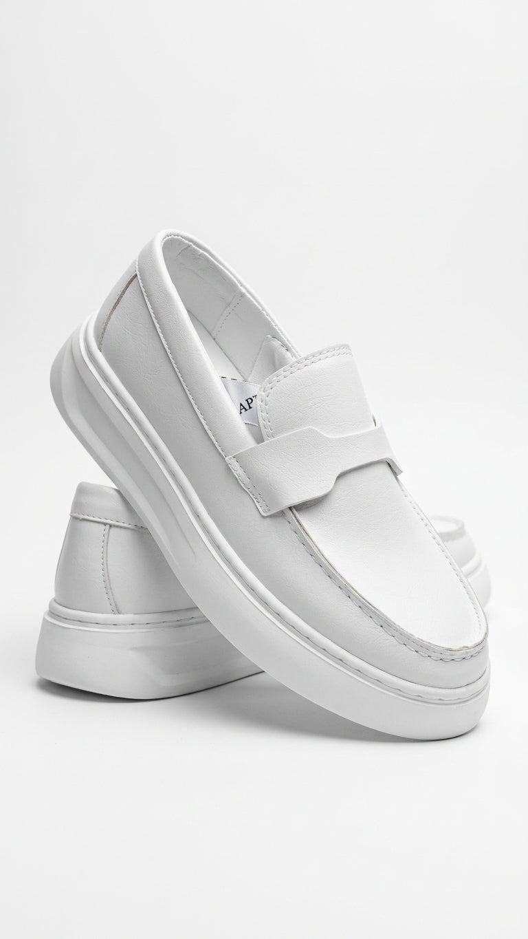 Mocassin S1 01 blanc