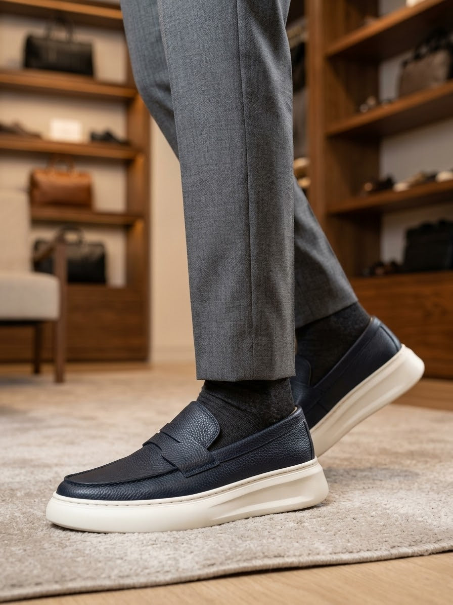 Mocassin S1 BLEU CRISPPY