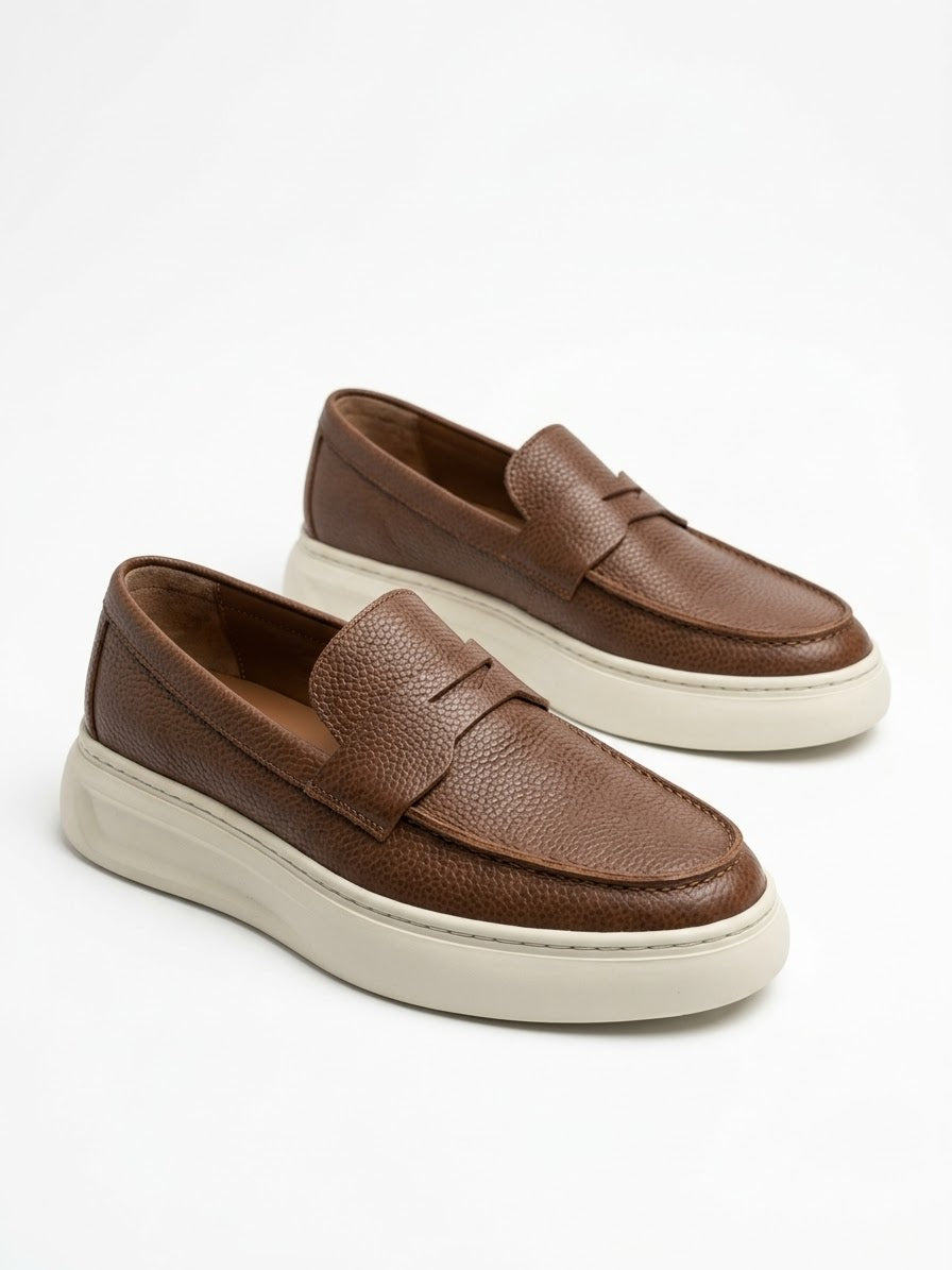 Mocassin S1 MARRON CRISPPY