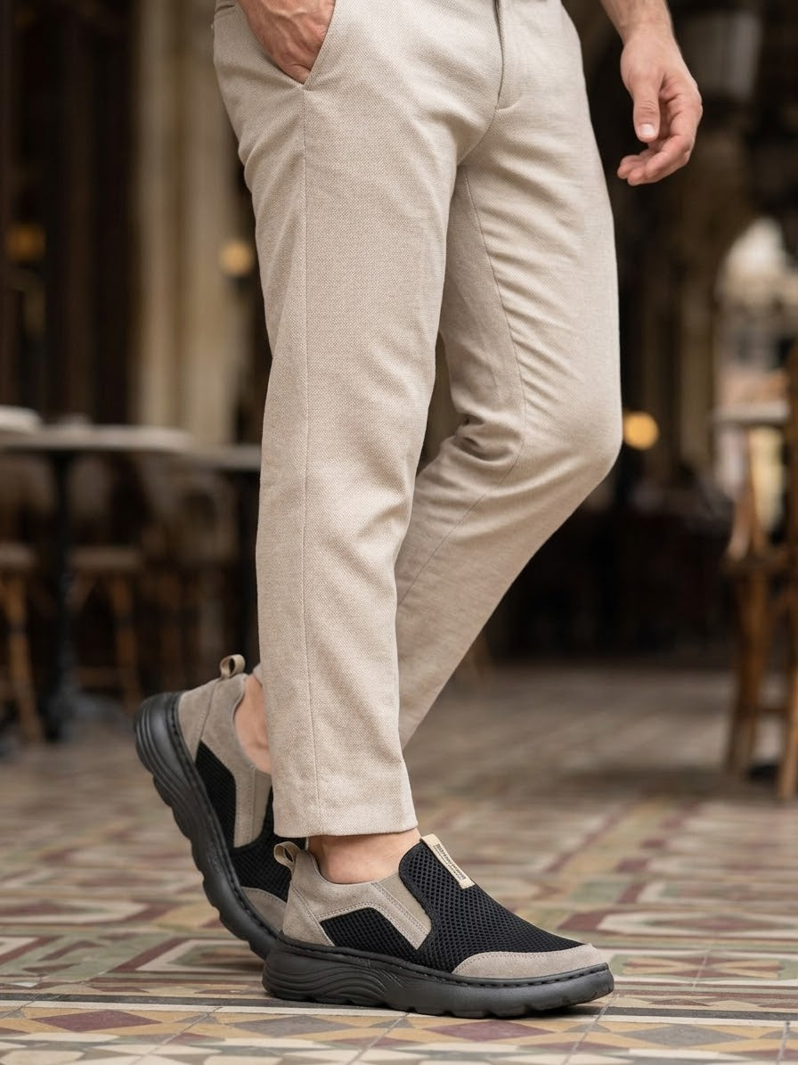 skeachers good noir beige